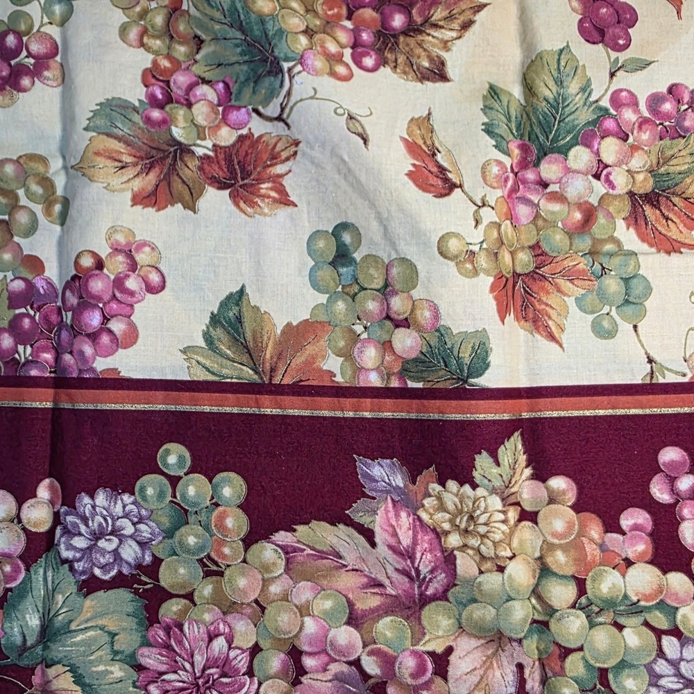 VIP by Cranston Fabric Grape Vineyard Burgundy 56in x 1.5yd